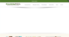 Desktop Screenshot of knowledgepoints.com
